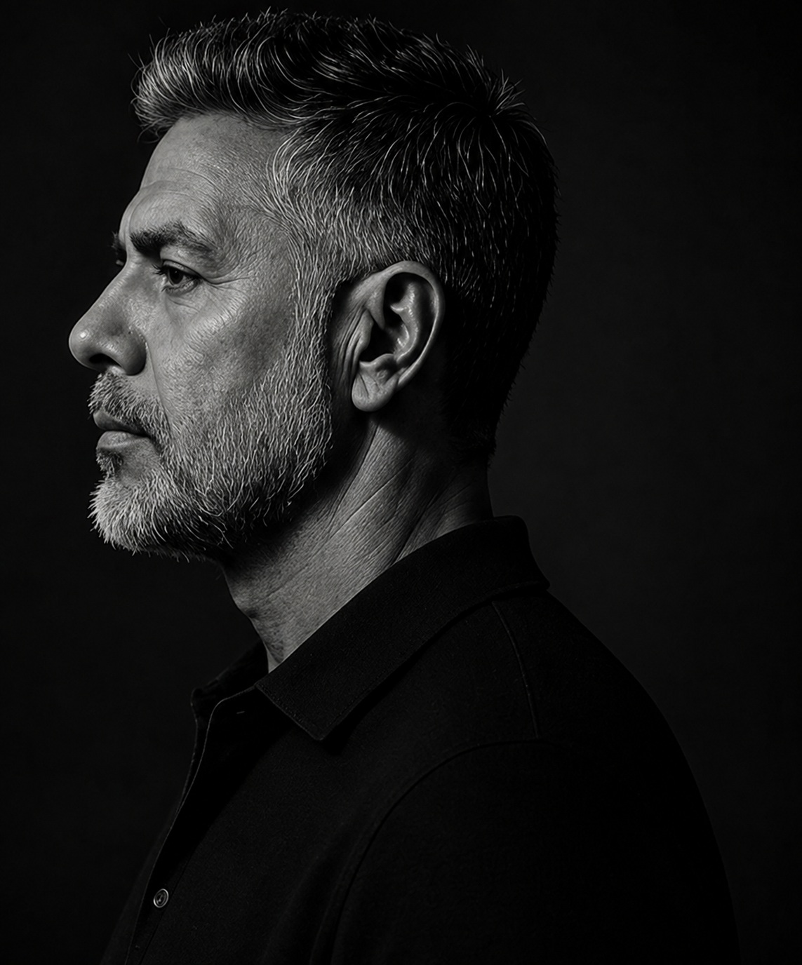 Black-and-white editorial profile portrait for Diamondica